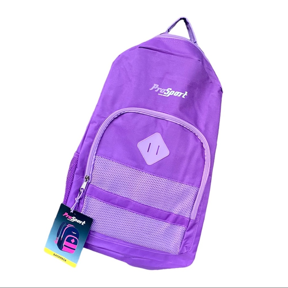 Prosport Purple Lightweight School Backpack NEW